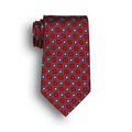 Red Ellison Bay Woven Silk Tie